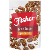 Fisher Praline Pecans, 5.5 oz Pouch (2-Pack) — Ready-to-Give Christmas and Valentine's Day Gourmet Snack Gift