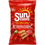 SunChips Garden Salsa Whole Grain Chips, 7 oz – Family-Size Lunchbox Snack for School Days and Playdates