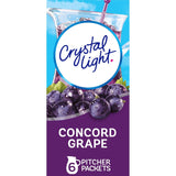 Crystal Light Grape Energy Drink Mix – Mid-Workday Caffeine Lift Without the Crash for Busy Professionals, Pocket-Sized Sachets