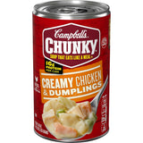 Campbell's Chunky Soup, Creamy Chicken and Dumplings – Heat-and-Eat Road Trip Lunch for Campfire Dinners
