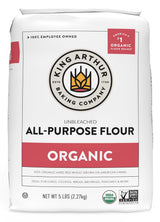 King Arthur Organic All-Purpose Flour for a Calming Home Baking Ritual, High-Protein 5 lb Pack for Mindful Cooks