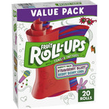 Betty Crocker Fruit Roll-Ups Variety Pack – Holiday Gift Bag Stuffer for Kids, 20 Count Bulk Snack Present