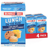 Bumble Bee Shelf Stable Tuna Salad Kit for Busy Workday, Grab and Go Lunch On The Run with 8g Protein, Peaches, and Spork