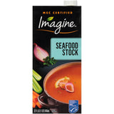 Imagine Seafood Stock 32 oz – Allergen-Friendly Fish Stock for Family Weeknight Dinners
