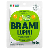 BRAMI Chili & Lime Lupini Bean Snack – Lunch Box Add-On for Plant-Based Kids and Adults, 7g Plant Protein