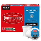 Community Coffee Breakfast Blend Pods for Simple Single-Serve Brewing, Compact Pantry Storage