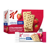 Special K Bar Pastry Crisps, Strawberry – Pre-Portioned Desk Snack for Afternoon Energy at the Office