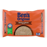BEN'S ORIGINAL Whole Grain Brown Rice, 5 lb Bag – One Simple Whole Grain Pantry Staple for an Uncluttered Kitchen