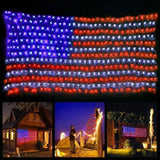 HYH American Flag Net Lights – Thoughtful Patriotic Gift for Veterans, Active Military, and First Responders
