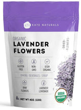 Kate Naturals Organic Lavender Flowers – Elegant Housewarming and Holiday Gift for the Home Baker in Your Life