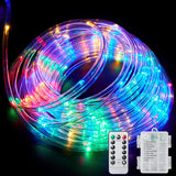 LumiGlow Battery Rope Lights – Portable 40ft String Lights for Patio, Camping & Backyard Gatherings