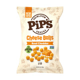 Pipcorn Heirloom Cheddar Cheese Balls – Artisanal Hostess Gift for Entertaining, Organic Snack