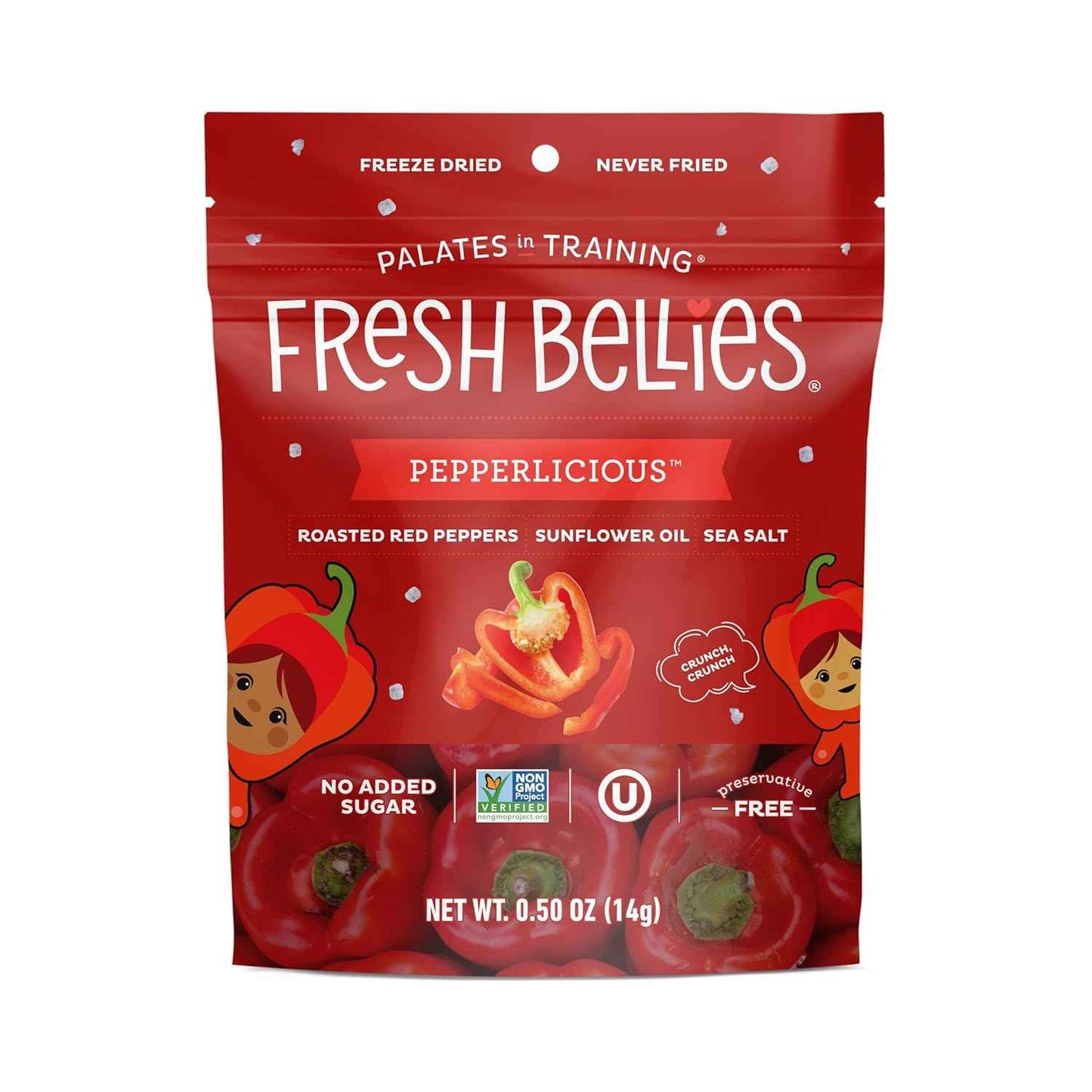 Fresh Bellies Balsamic Strawberry Freeze-Dried Pouches – Non-GMO Treat for Clean-Eating Pantry Routines