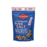 Diamond of California Himalayan Pink Salt Walnuts – Portable Salty Snack for Camping and Picnic Coolers