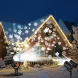 LUMINOUS Winters Night Snowflake Projector – Cozy Housewarming Gift for Her, Festive Holiday Yard Decoration