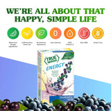 True Lemon Energy Blueberry Acai – Portable Energy Stick Packs for Hiking Trails and Gym Bags