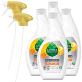 Seventh Generation Lemongrass Citrus Disinfecting Multi-Surface Cleaner for Family Kitchens, Germ-Kill on Counters Without Harsh Chemicals
