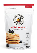 King Arthur Keto Wheat Pancake Mix - Mindful Low-Carb Breakfast for Wellness Routines, Just-Add-Water Protein Pancakes