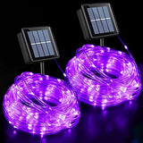 QITONG Solar Rope Lights – 66ft Cozy Bedroom and Living Room Decor Ambient Lighting, 8 Modes