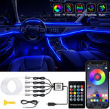 Lotus Lantern Fiber Optic LED Strip – Home Theater and Man Cave Ambient Backlighting, 16M Color Music Sync
