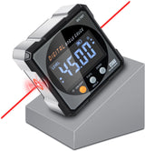 HERRMILL Digital Laser Inclinometer - Workshop Productivity Upgrade for Cabinet Makers, USB-C Rechargeable Angle Gauge with Backlight
