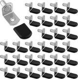 Biaungdo 30 Pcs Glass Shelf Pegs Antique Bronze, Practical Housewarming Gift for New Homeowners and DIYers