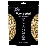 Wonderful Pistachios In Shell Seasoned Salt – Clean-Label Pantry Staple for Clutter-Free Kitchen Counters, 14 oz Resealable Bag