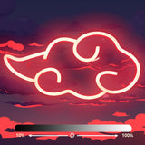 Dleouly LED Cloud Neon Light – Child Friendly Wall Decor for Teen Gaming Setup, No Heat No Flame Dimmable Light