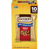 Snyder's of Hanover Kids Pretzel Snack Pack – Peanut-Free Lunch Box Variety, 36 Individually Wrapped Bags