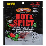 Old Wisconsin Hot & Spicy Sausage Sticks – Clean Keto Snack for Macro Tracking
