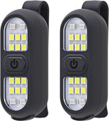 LumenX Clip-On Running Light 2-Pack, Practical Safety Gift for Outdoor Enthusiasts and Dog Walkers