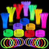 JOYIN 144 Pcs 8-Inch Glowsticks – Flameless, Battery-Free Glow Sticks for Kids, Pets, and Sleepover Nights