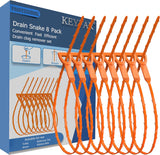 Drain Snake – 25 Inch Bathroom Accessory for Clean and Tidy Sink Spaces