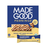 MadeGood Morning Blueberry Bars – Allergy-Safe Lunchbox Snack for School, Top 8 Allergen Free