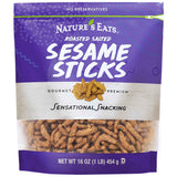 Sesame Sticks 16oz – Kid-Friendly Lunchbox Snack for Grandkids, Small Crunchy Sticks in Resealable Bulk Bag
