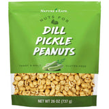 Nature's Eats Dill Pickle Peanuts 26oz – Resealable Shareable Snack for Tailgating, Camping, and Patio Lounging