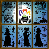 Giant Halloween Window Clings for Home Decor – 74-Piece Skeleton & Bat Set, Double-Sided Haunted House Display