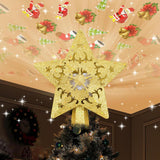 LightOfTree 3D Snowflake Topper – Flameless, Smokeless Christmas Decor Safe Around Kids, Pets & Curtains