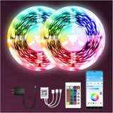 dalattin Kids LED Lights for Bedroom and Playroom, RGB Strip Lights with Remote and App Control, Easy Install No Tools Room Decor for Girls and Boys