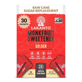 Lakanto Classic Monk Fruit Sweetener Packets – Zero-Calorie Daily Wellness Ritual for Tea, Coffee and Hydration on the Go