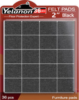 Yelanon Felt Furniture Pads - Slip Resistant Anti-Skid Floor Protectors for Family Safe Homes