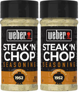 Weber Steak Seasoning – Portable 2.5 Ounce Shaker for Camping, Tailgates, and Patio Grilling
