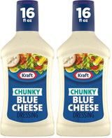 Kraft Chunky Blue Cheese Dressing – Clean-Label Salad Topper for Lower-Sugar Meal Prep and Mindful Eating