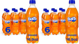 Fanta Orange Soda – Camping and Park Drink, Travel-Friendly 6 Pack of 16.9 fl oz Bottles