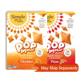 Simple Mills Pop Mmms Variety Crackers – Clean-Label Pantry Staple for Gluten-Free and Grain-Free Diets, Non-GMO