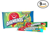 Airheads Sour Three-Flavor Taffy – Individually Sealed Bars for Clean Sharing at Birthday Parties and Movie Nights