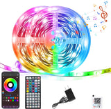 Luminoxa Aura LED Strip Lights 100ft – Thoughtful Birthday Gift for Her, App Controlled RGB Bedroom Decor with Music Sync