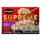 Stouffer's Supreme Shells Three Cheese Stovetop Mac – Nostalgic Comfort Food for Cozy Home Dining, No Artificial Flavors