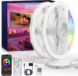 Lumify LED Strip Lights – 100ft Double Row RGB Bedroom Decor with Music Sync and App Control for Modern Living Spaces