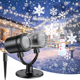 MuliVid Snowflake Projector Lights – Thoughtful Christmas Gift for Parents and Neighbors Who Love Holiday Decorating